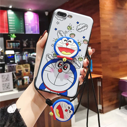 Cute Phone Case with Stand and Protector