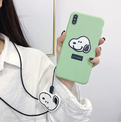 Cute Phone Case with Stand and Protector