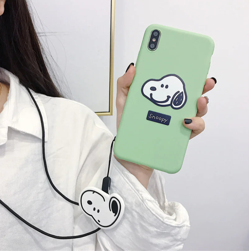 Cute Phone Case with Stand and Protector